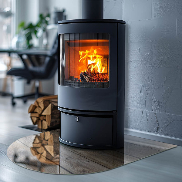 Funkenschutzplatte Kaminöfen Textur von Holzbrettern