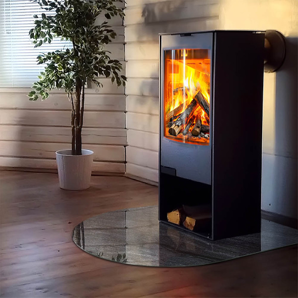 Funkenschutzplatte Kaminöfen Steinoberflächenstruktur