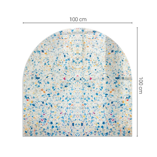 Glasplatte für Kaminöfen Abstraktes Texturmuster