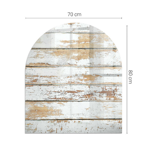 Funkenschutzplatte Kaminöfen Beschädigtes Holzbrett