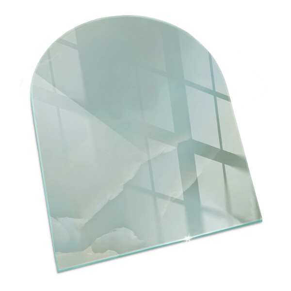 Funkenschutzplatte Kaminöfen Zartes Marmormuster