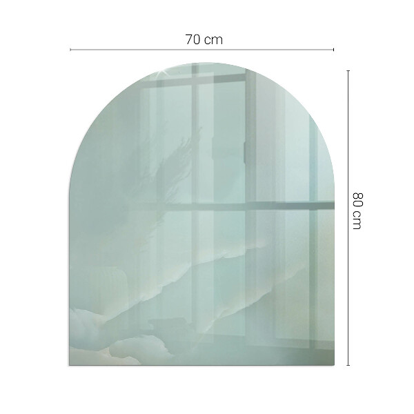 Funkenschutzplatte Kaminöfen Zartes Marmormuster