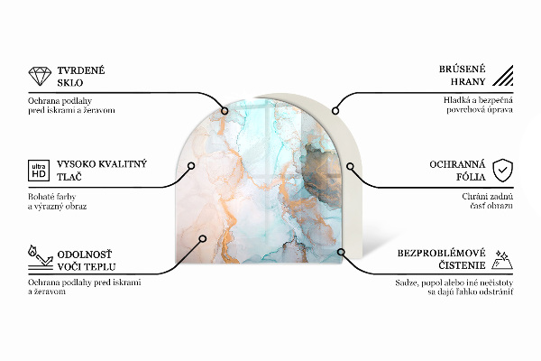 Kamin Glasplatte Farbe Hellgrün