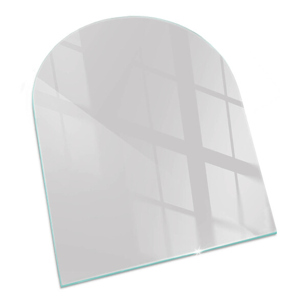 Glasplatte für Kaminöfen Farbe Grau