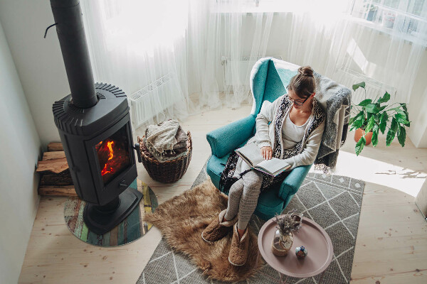 Runde Kamin Glasplatte Bretter in verschiedenen Farbtönen