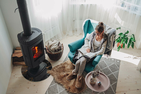 Runde Funkenschutzplatte Kaminöfen Eleganter Marmor mit Adern