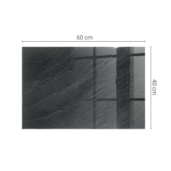 Rechteckige Funkenschutzplatte aus Glas Natürliche Steinstruktur