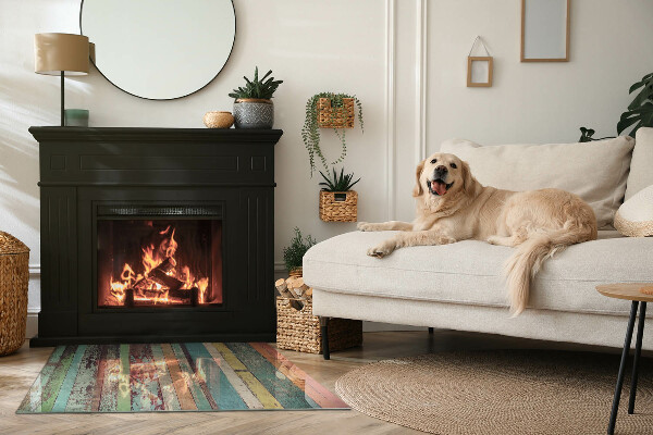 Rechteckige Glasplatte für Kamin Bretter in verschiedenen Farbtönen