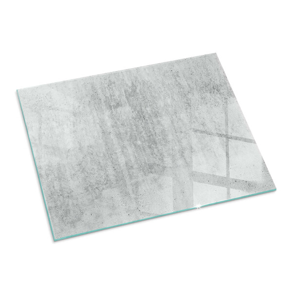 Rechteckige Glasplatte für Öfen Rohbetonstruktur