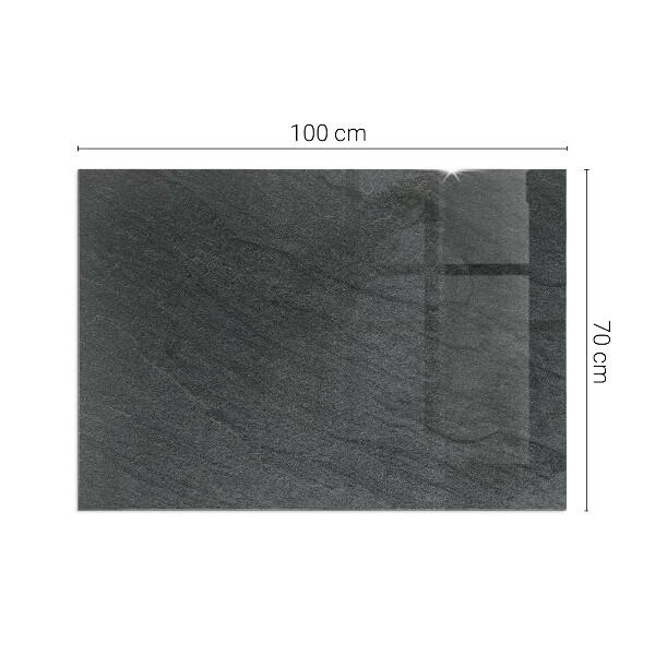 Rechteckige Funkenschutzplatte aus Glas Steinoberflächenstruktur
