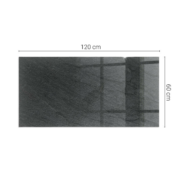 Rechteckige Funkenschutzplatte aus Glas Steinoberflächenstruktur