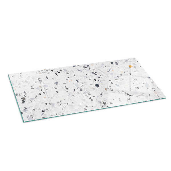 Rechteckige Glasplatte für Öfen Steinmuster mit Partikeln