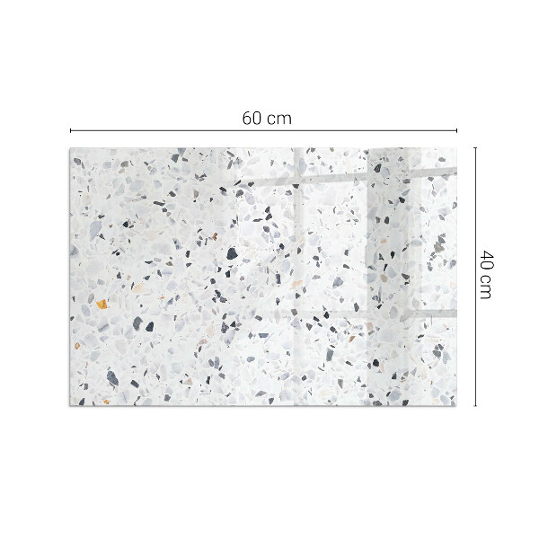 Rechteckige Glasplatte für Öfen Steinmuster mit Partikeln
