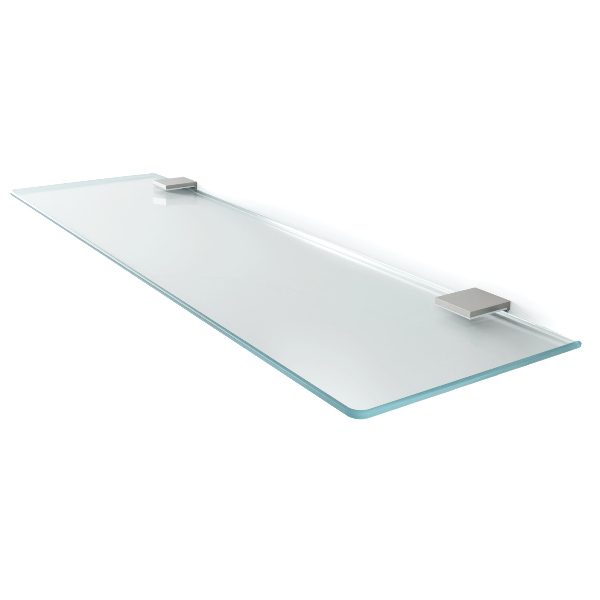 Transluzente Glasablage für das Badezimmer in 45x13 cm