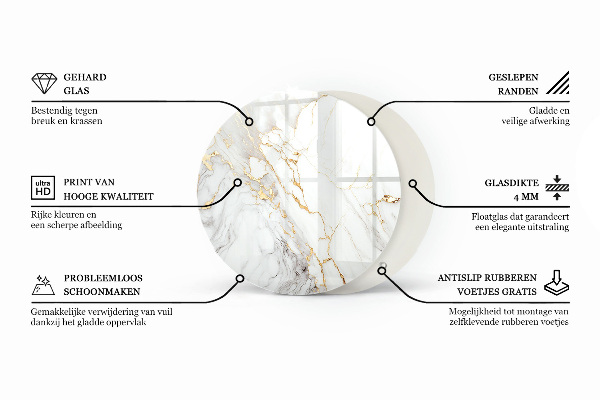 Runde glasplatte für tisch Der Charme von Naturholz