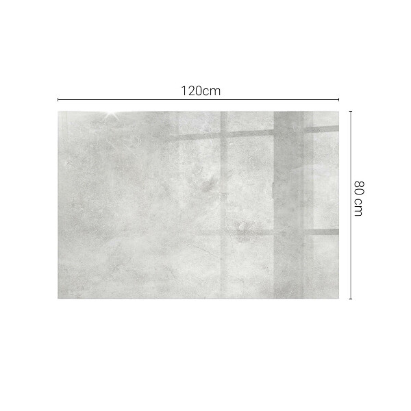 Rechteckige tischplatte glas Kratzer auf der Betonoberfläche