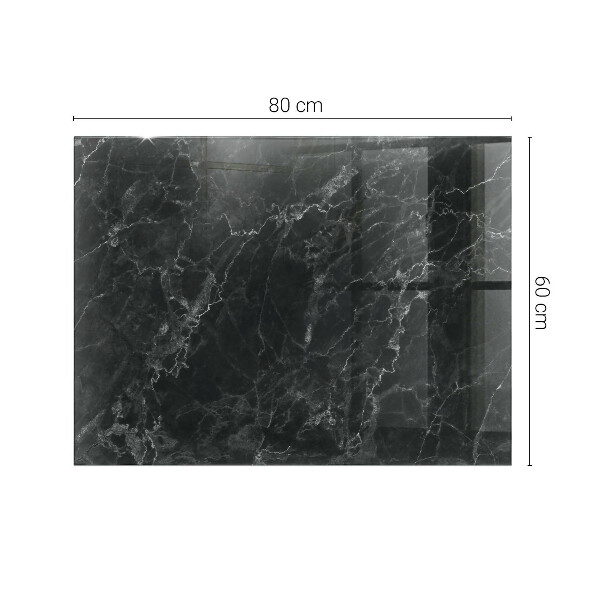 Rechteckige tischplatte glas Marmor mit feinen Adern
