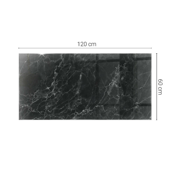 Rechteckige tischplatte glas Marmor mit feinen Adern