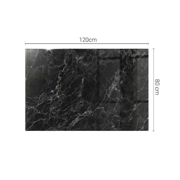 Rechteckige tischplatte glas Marmor mit feinen Adern