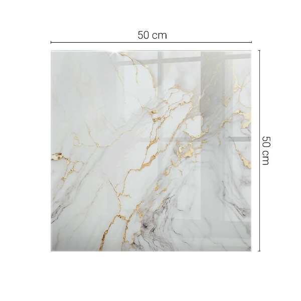 Rechteckige tischplatte glas Feine Marmoradern