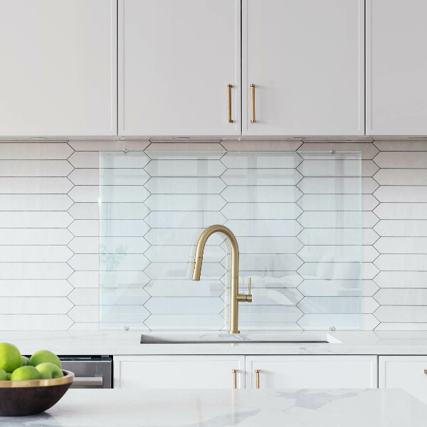 Spritzschutz für die Küche transparent 100x70 cm