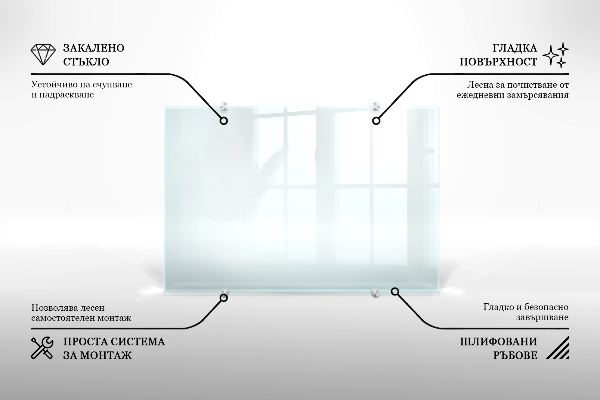 Spritzschutz für die Küche transparent 140x70 cm