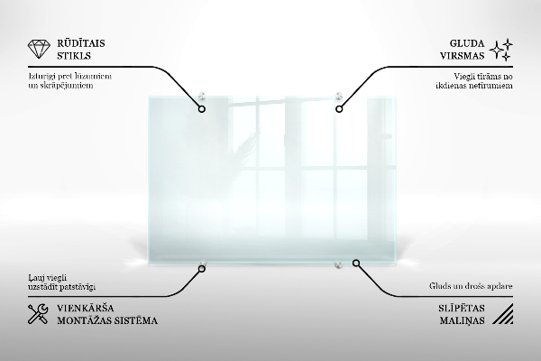 Spritzschutz für die Küche transparent 140x70 cm