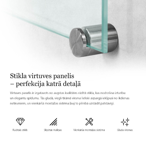 Küchenrückwand transparent 60x60 cm