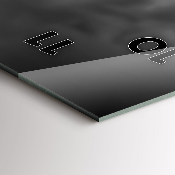 Vertikale Uhr mit motiv Effelturm Paris