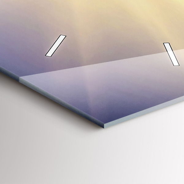 Vertikale Uhr Berglandschaft