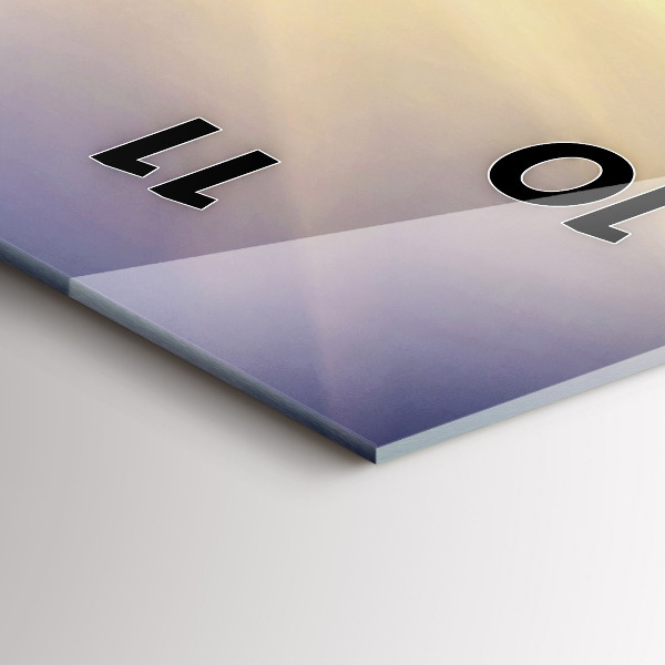 Vertikale Uhr Berglandschaft