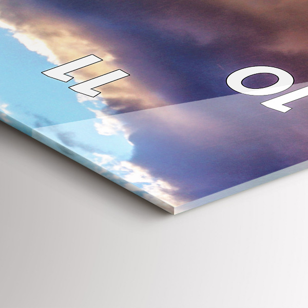 Vertikale Uhr Wasserfall in Island