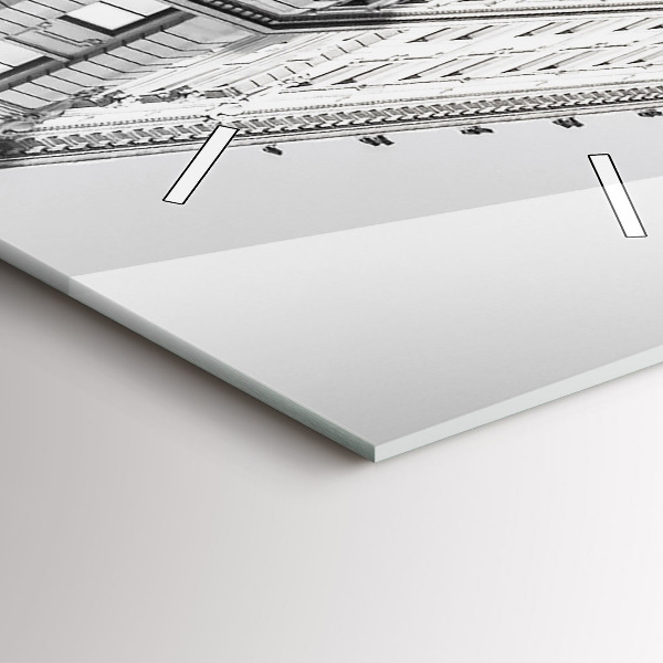 Vertikale Uhr mit motiv Manhattan und Taxis