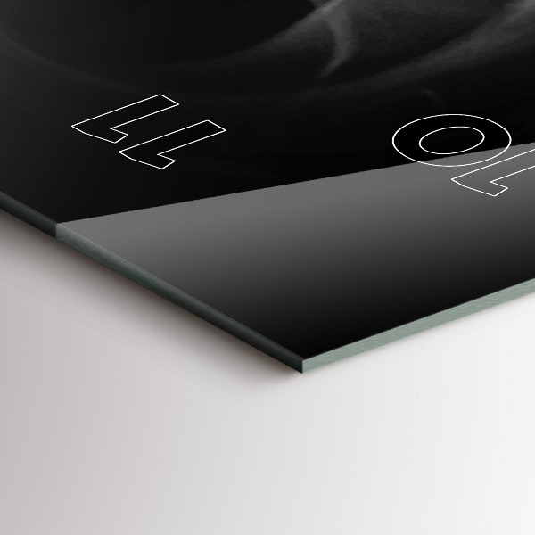 Vertikale Uhr mit motiv Tasse Kaffee