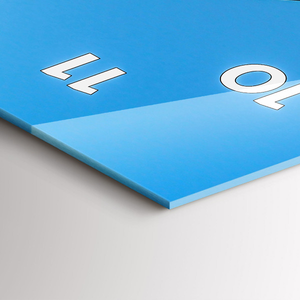 Vertikale Uhr mit motiv Aussicht auf die Berge