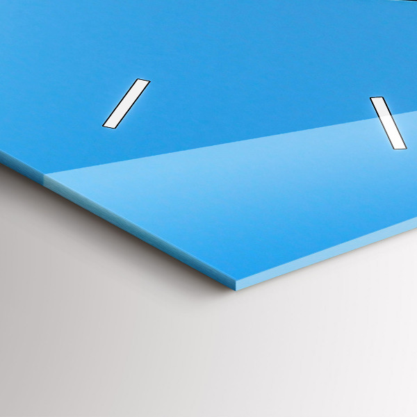 Vertikale Uhr mit motiv Aussicht auf die Berge