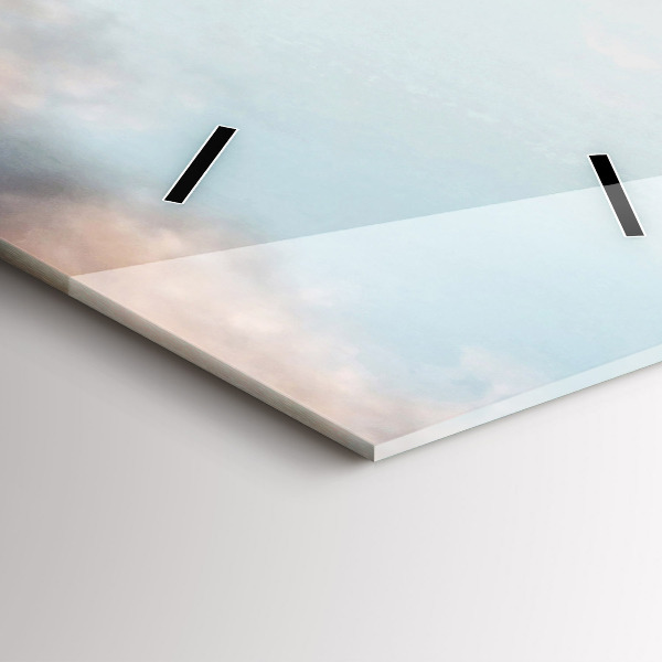 Vertikale Uhr Panorama mit dem Eiffelturm