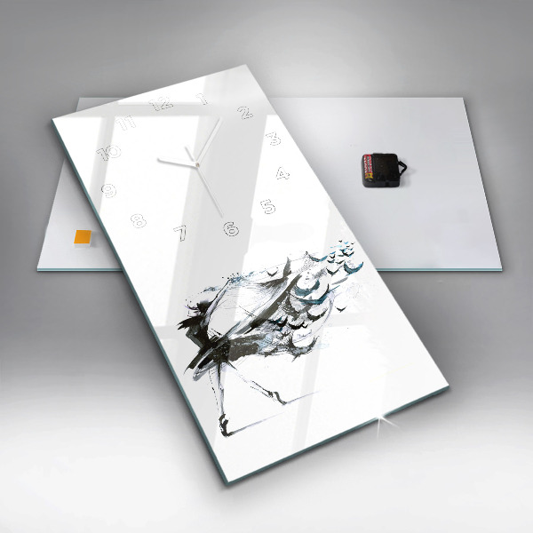 Vertikale Uhr Frau tanzt Ballett