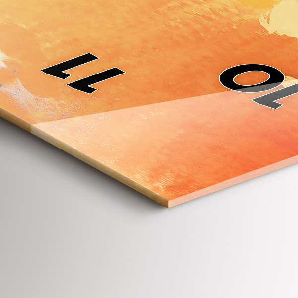 Vertikale Uhr mit motiv Platonische Liebe