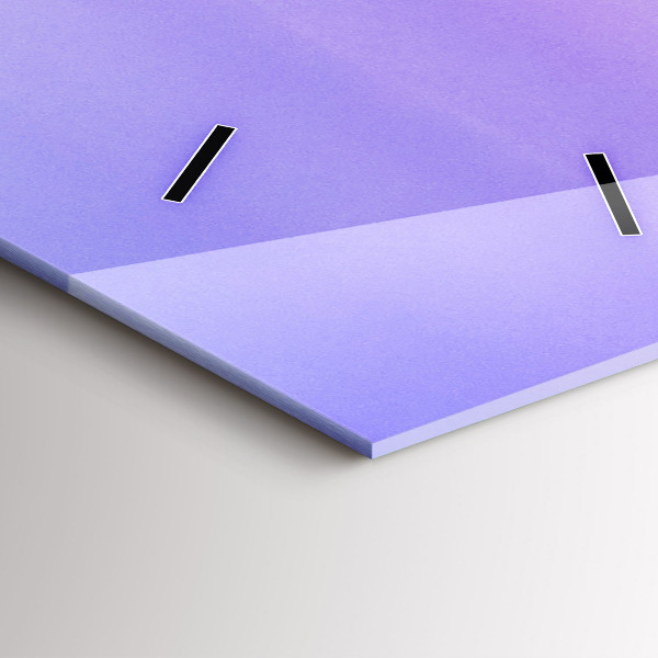 Vertikale Uhr mit motiv Deutsche Alpen München