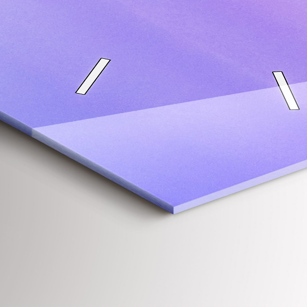 Vertikale Uhr mit motiv Deutsche Alpen München