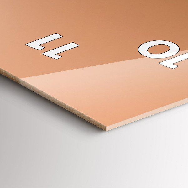 Vertikale Uhr mit motiv Abstrakte Farben