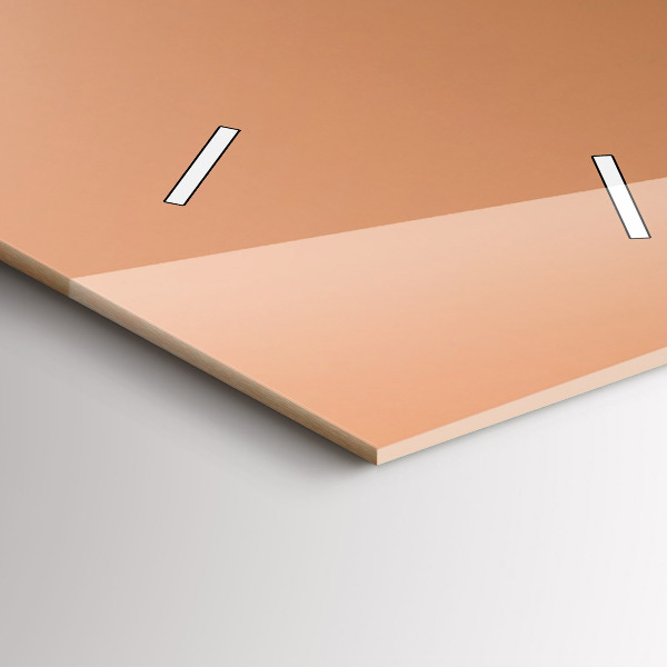 Vertikale Uhr mit motiv Abstrakte Farben