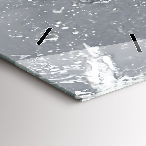 Vertikale Uhr mit motiv Zitrusfrüchte im Wasser