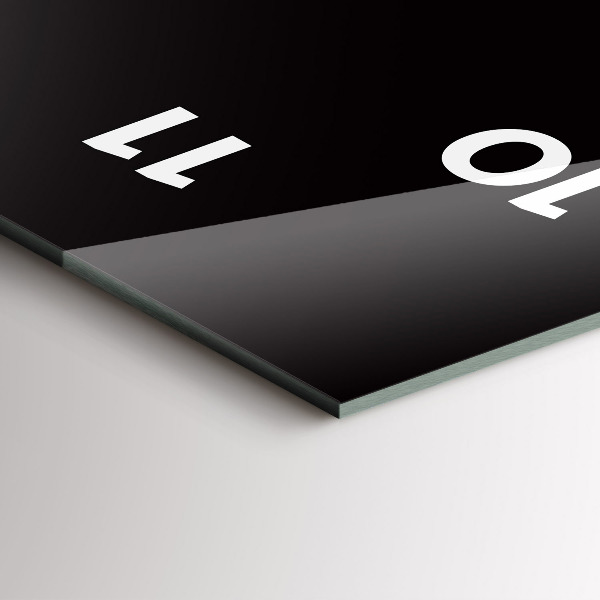 Vertikale Uhr Orangensaft