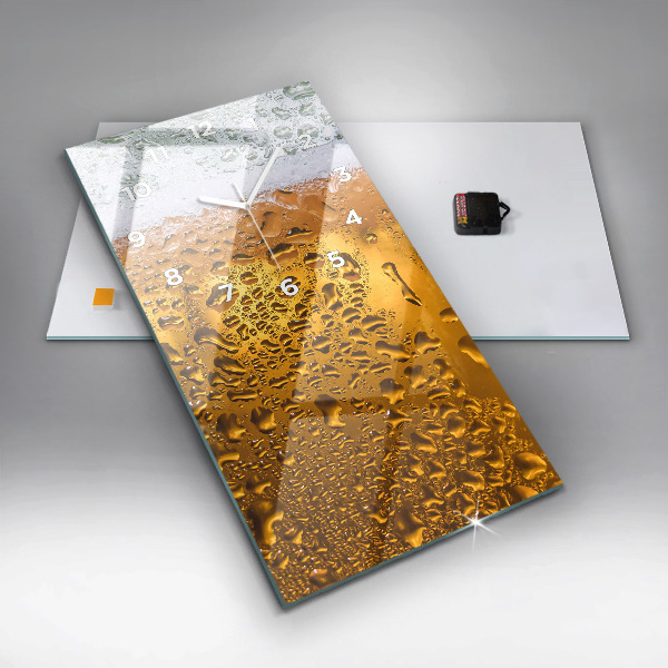 Vertikale Uhr mit motiv Bierkrug