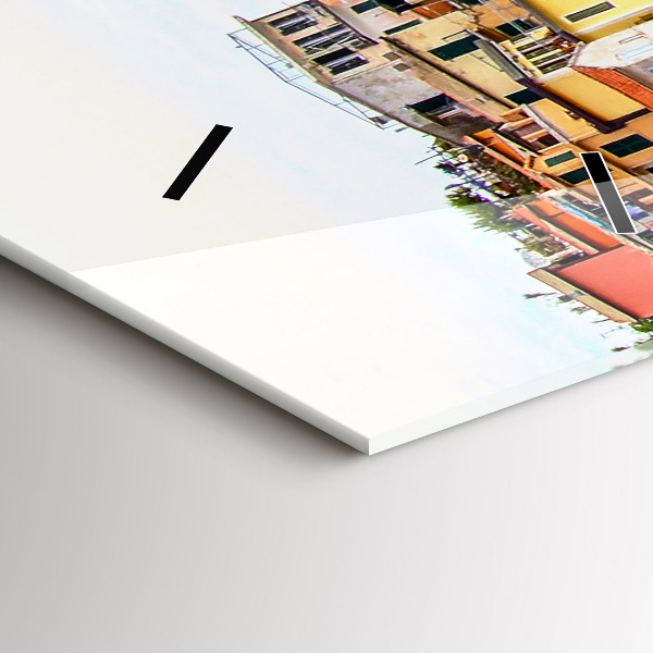 Vertikale Uhr mit motiv Cinque Terre Küste