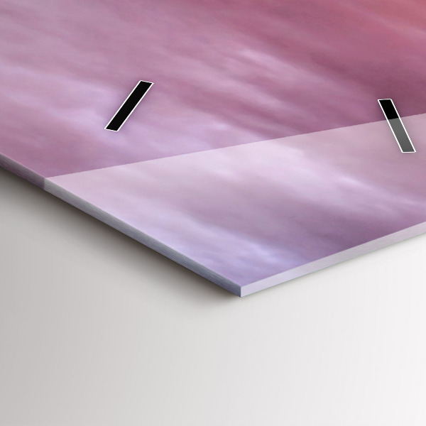 Vertikale Uhr mit motiv Alte Windmühle in Santorini