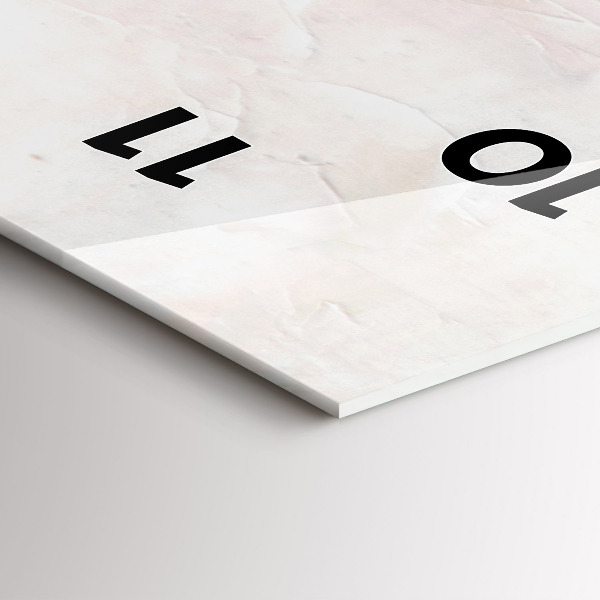 Vertikale Uhr mit motiv Ölgemälde Jacht Meer