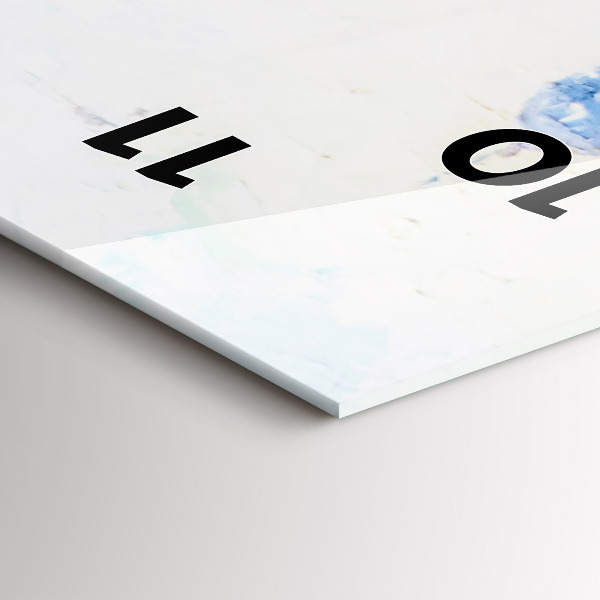 Vertikale Uhr Ölgemälde